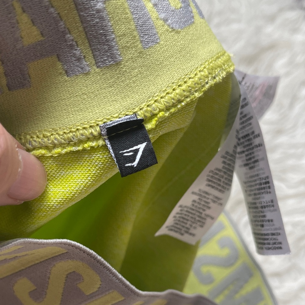 Gymshark Flex Lime Green Workout Shorts - Picture 7 of 8